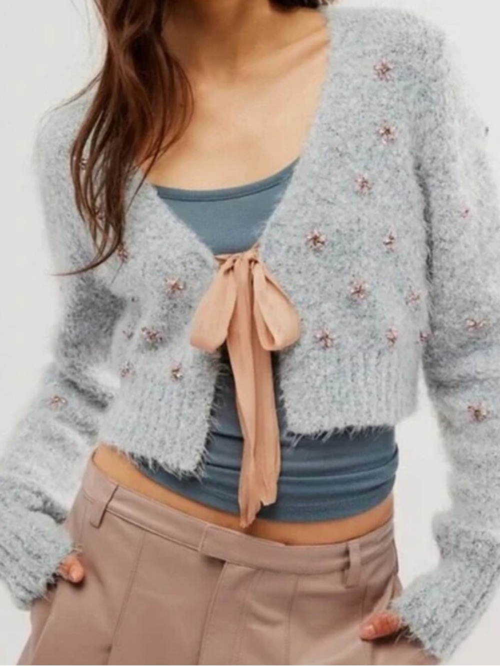 Free People Twinkle Cardi Size Small
